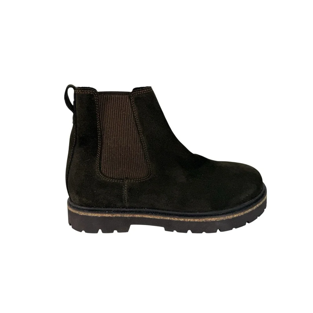 Birkenstock Highwood Slip On Chelsea Boot Mocha Women's Size 7 No Box - Picture 1 of 6